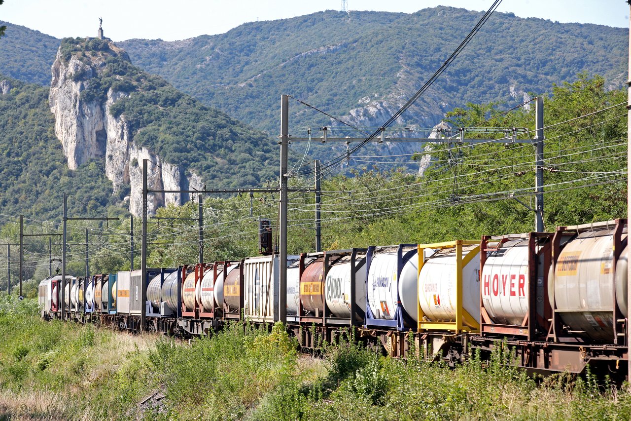 Circulation train de fret 